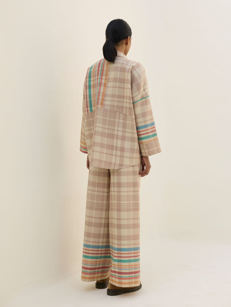 Ellen Dolman Sleeve Shirt - Beige