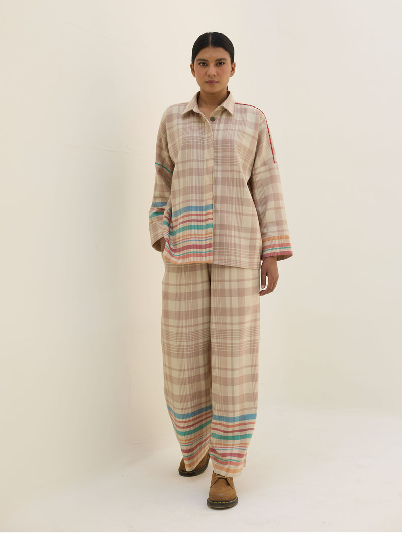 Ellen Dolman Sleeve Co-ord Set - Beige