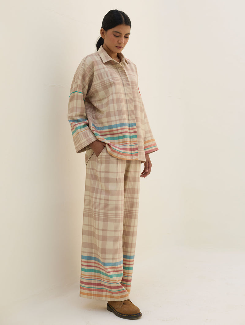 Ellen Dolman Sleeve Co-ord Set - Beige