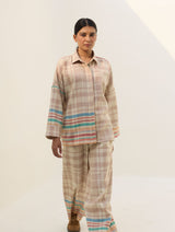 Ellen Dolman Sleeve Co-ord Set - Beige