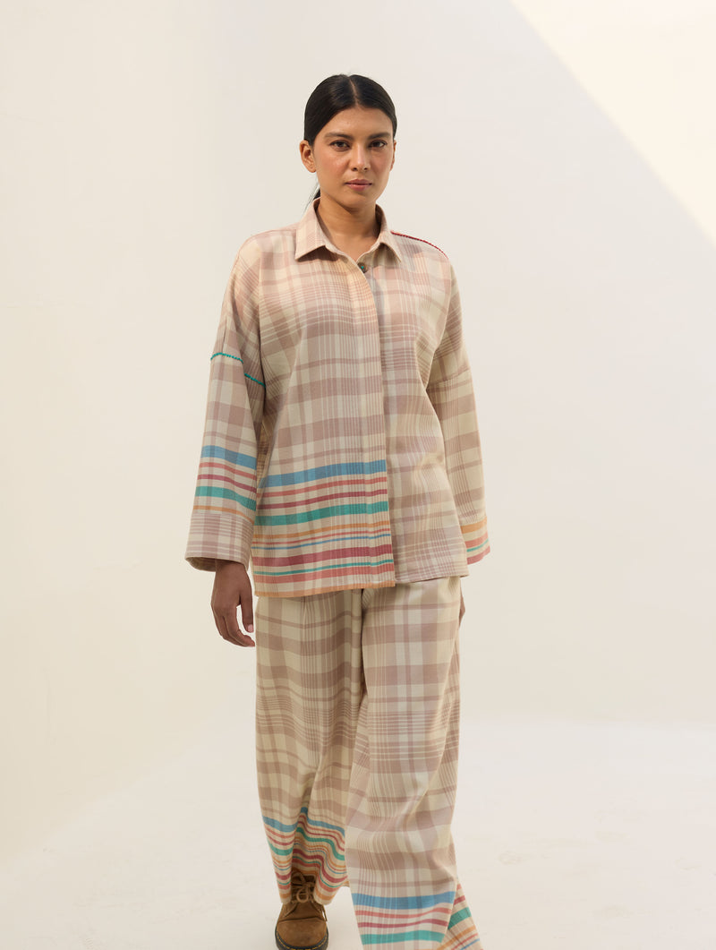 Ellen Dolman Sleeve Co-ord Set - Beige