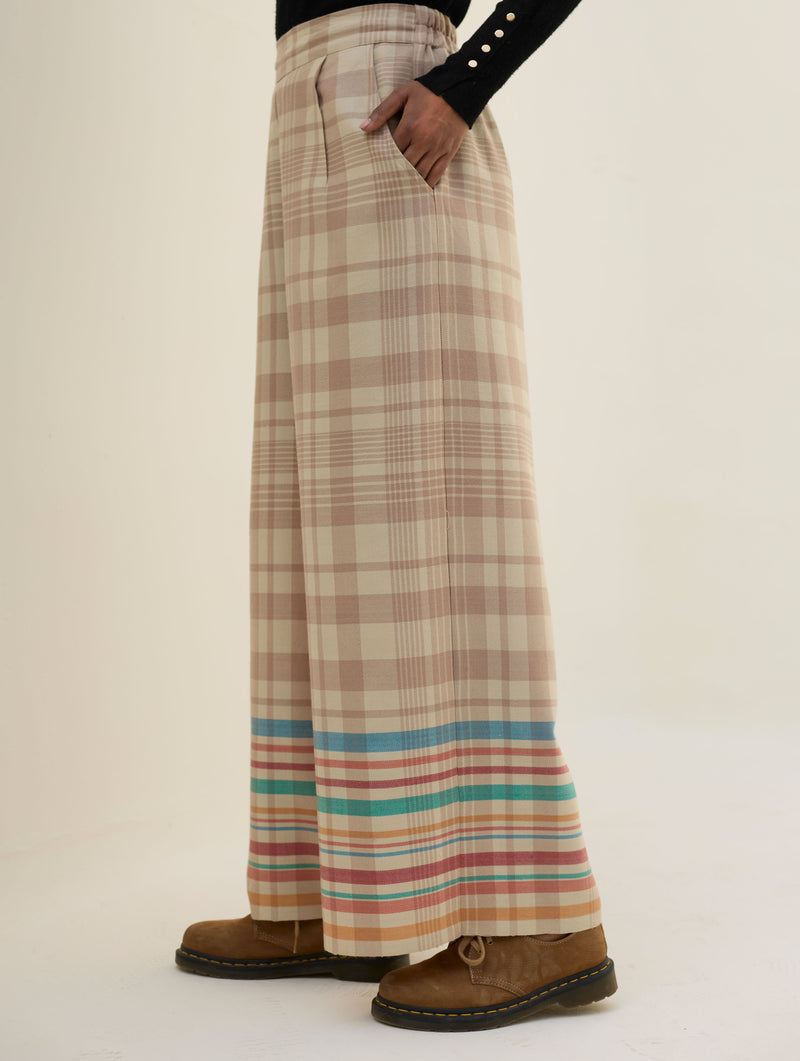 Vola Merino Wool Culottes - Beige