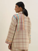 Ellen Dolman Sleeve Shirt - Beige