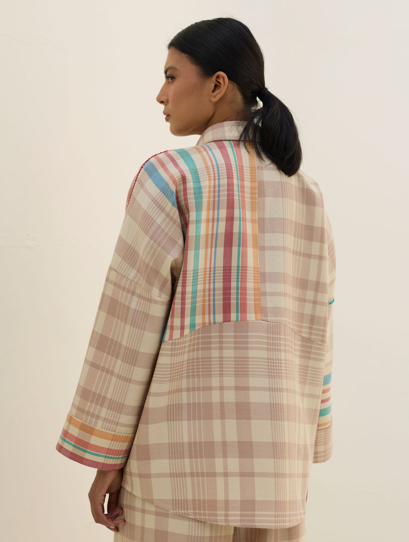 Ellen Dolman Sleeve Shirt - Beige