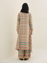 Daphne Merino Wool Kurta Set - Beige