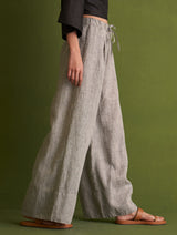 Ren Linen Pants - Grey