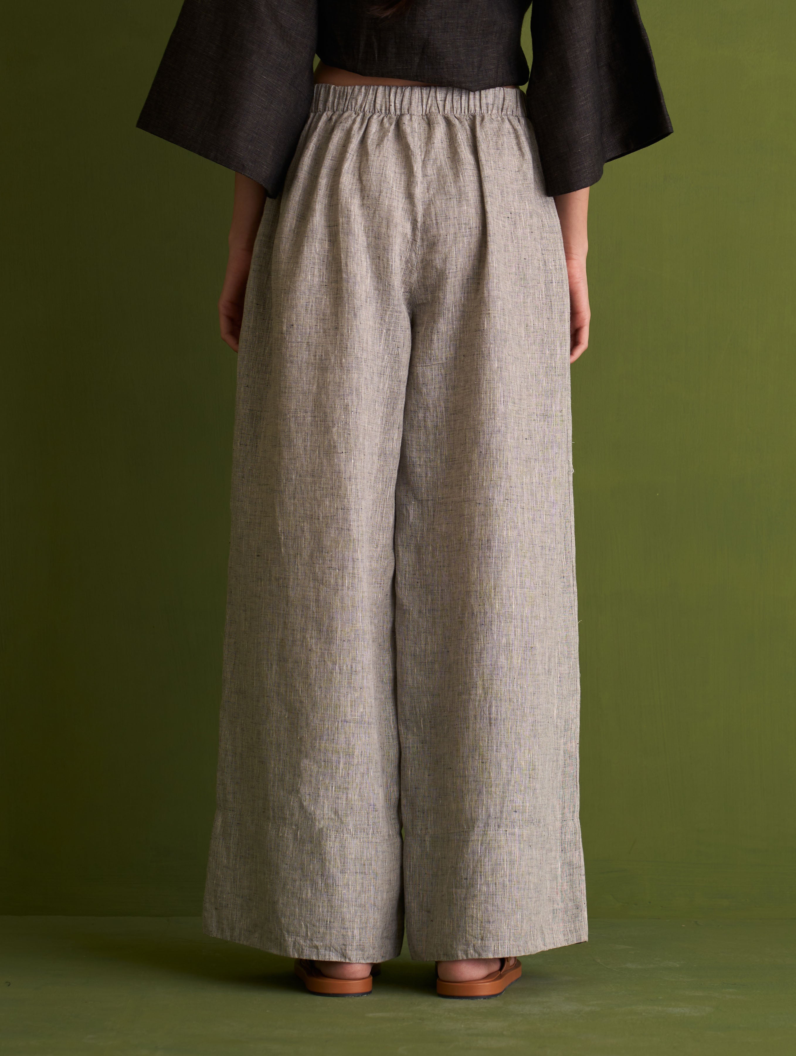 Ren Linen Pants - Grey – Manan