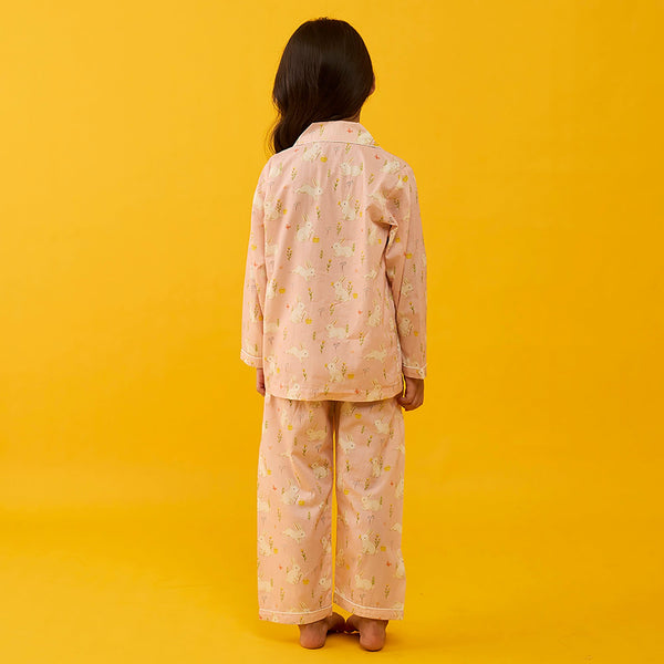 Bunny Hop Pima Pajama Set For Kids