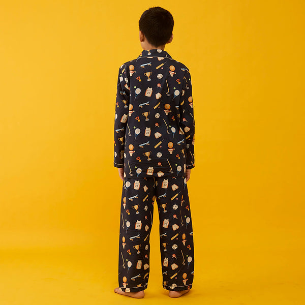 Game On Pima Pajama Set For Kids