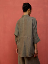 Yoko Forever Linen Shirt - Grey