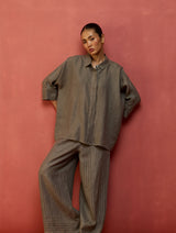 Yoko Forever Linen Shirt - Grey