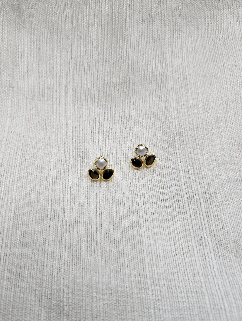 Myra Stud Earrings - Night