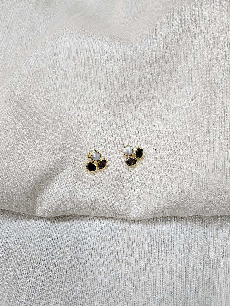 Myra Stud Earrings - Night