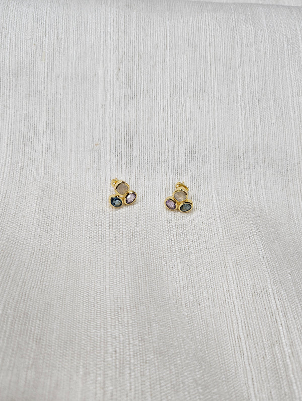 Myra Stud Earrings - Rose