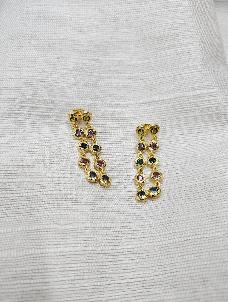 Iko  Earring - Amethyst