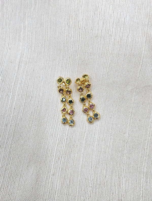 Iko  Earring - Amethyst