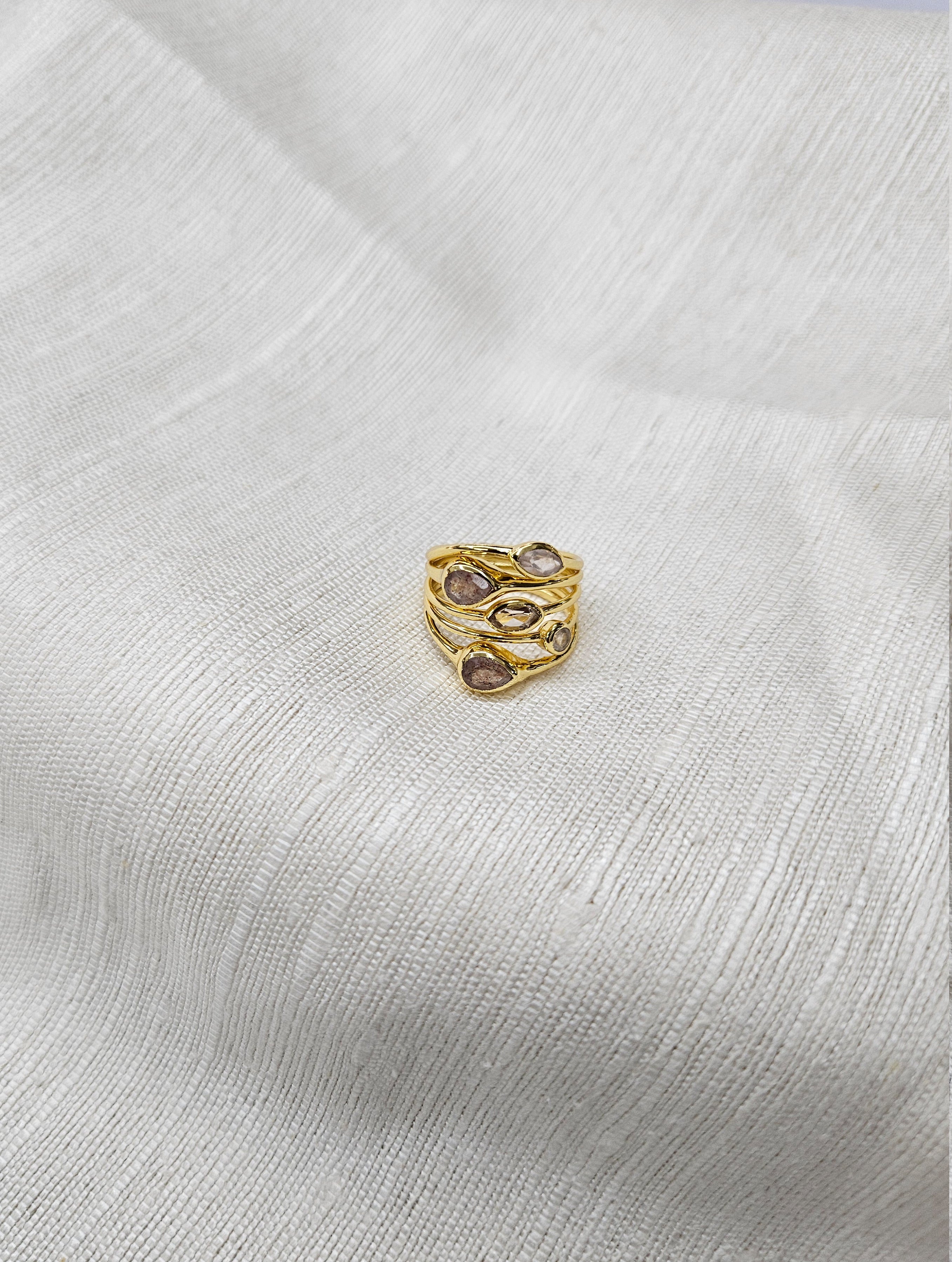 Luna Bloom Ring - Rose – Manan