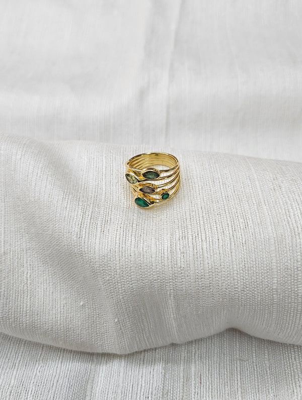 Luna Bloom Ring - Nature