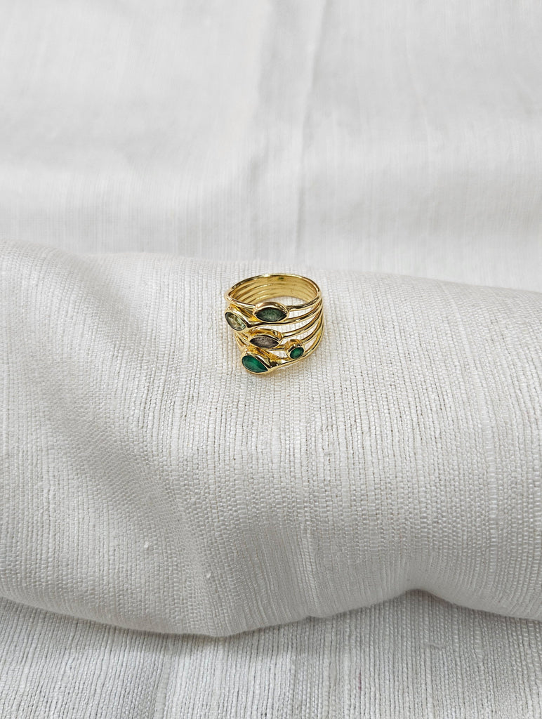 Luna Bloom Ring - Nature