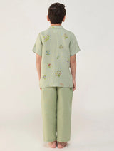Neo Timeless Linen Pants - Mint