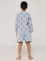 Ben Linen Shirt - Sky (Lighthouse)