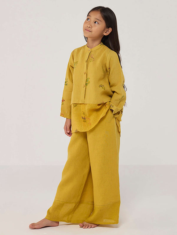 Mapa Linen Culottes - Ochre