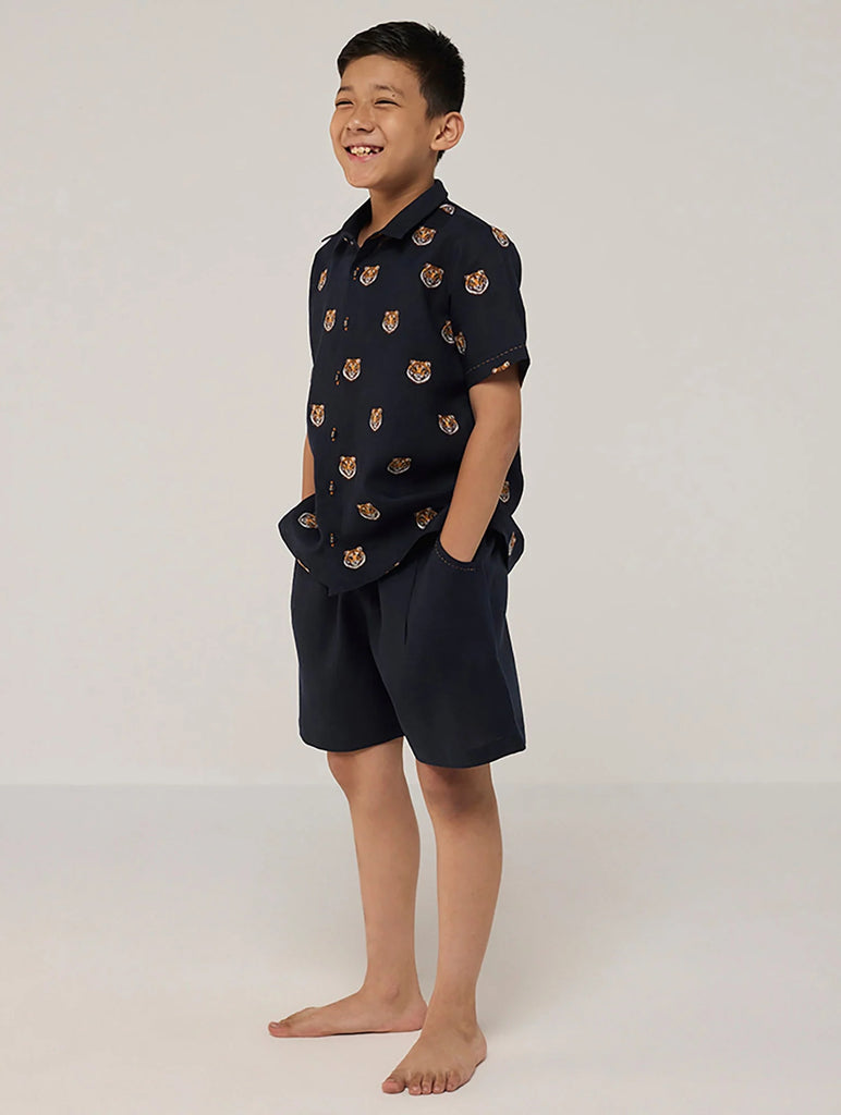 Kin Linen Shirt - Navy