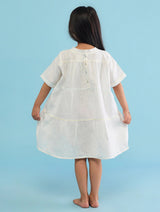 Nova Linen Dress - Ivory