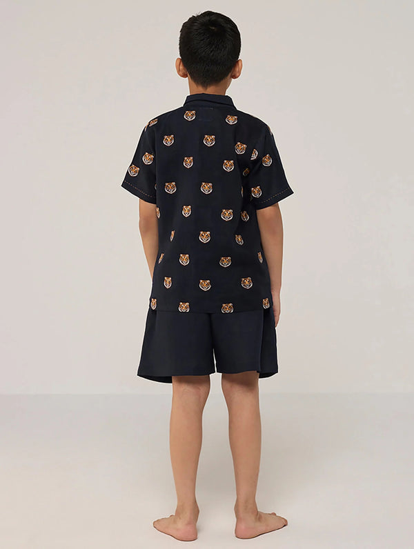 Kin Linen Shirt - Navy