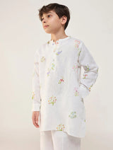 Jay Forever Linen Kurta - White