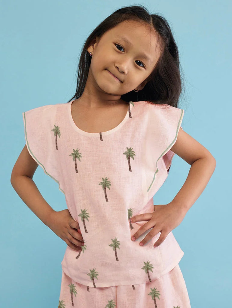 Lyle Linen Co-Ord Set - Blush