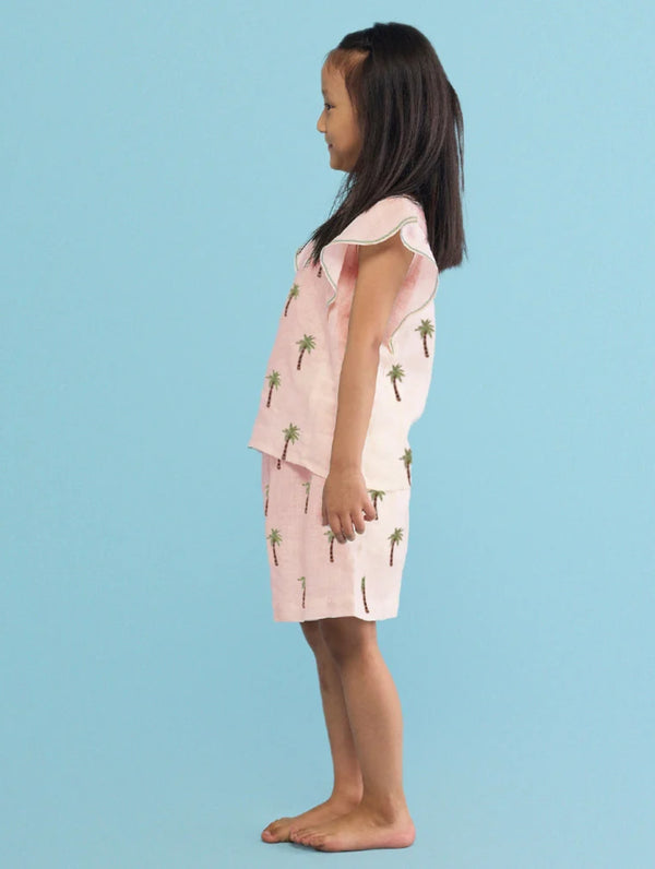 Lyle Linen Co-Ord Set - Blush