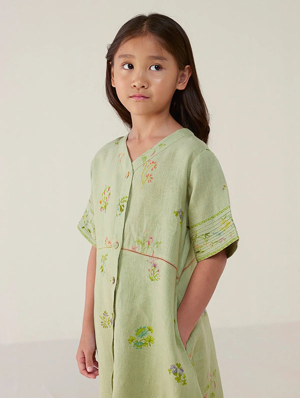 Inoya Linen Co-ord Set - Mint