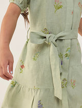 Sia Floral Dress - Mint