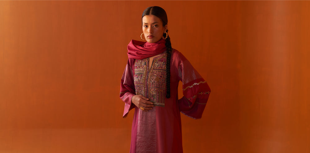 Pink Kurta Set