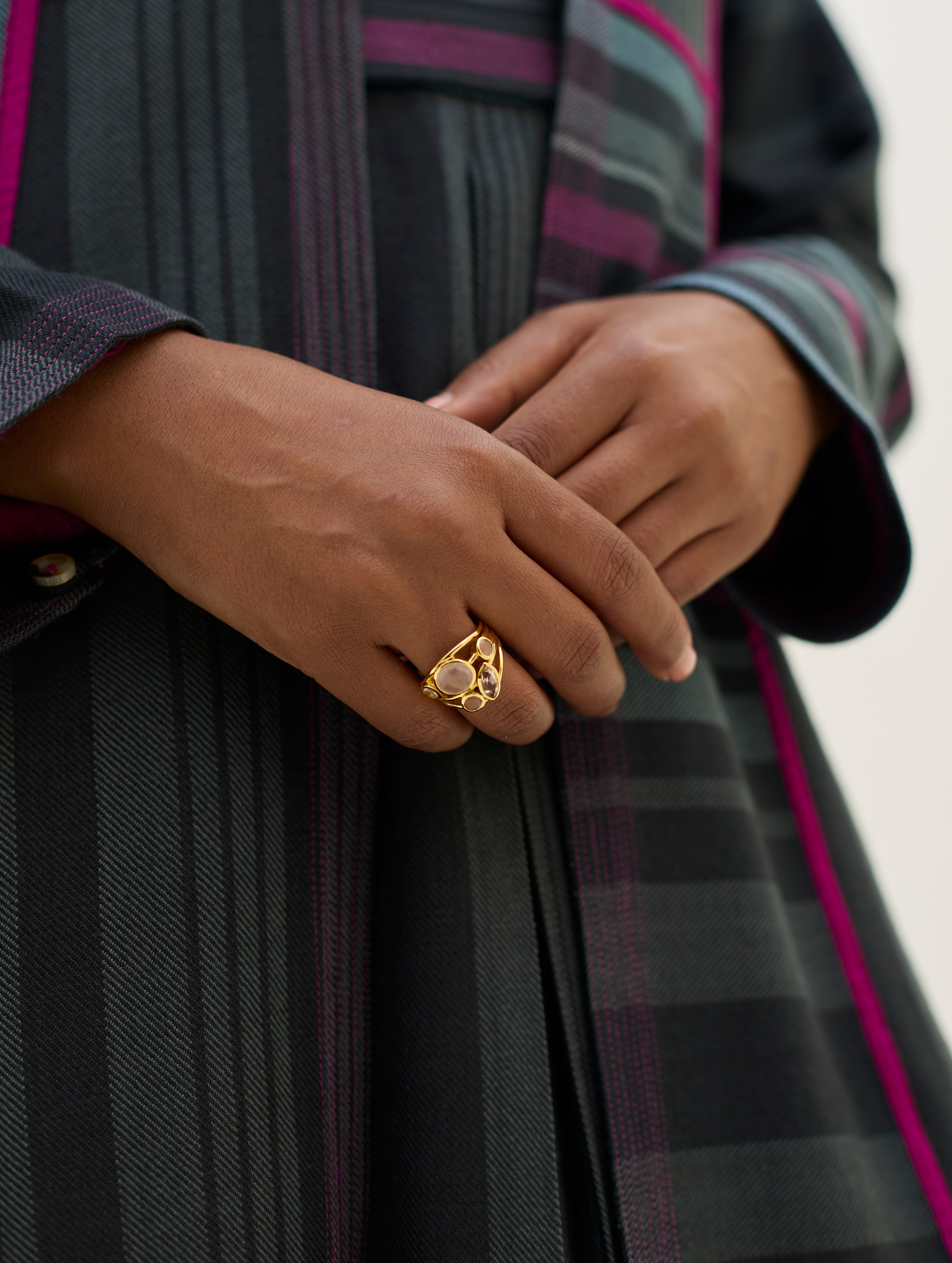 Manan Rind Rozi Ring - Pink – Manan