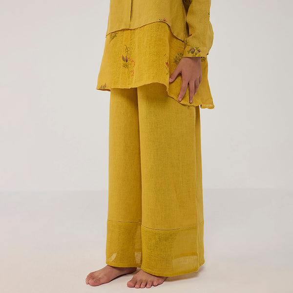 Mapa Linen Culottes - Ochre