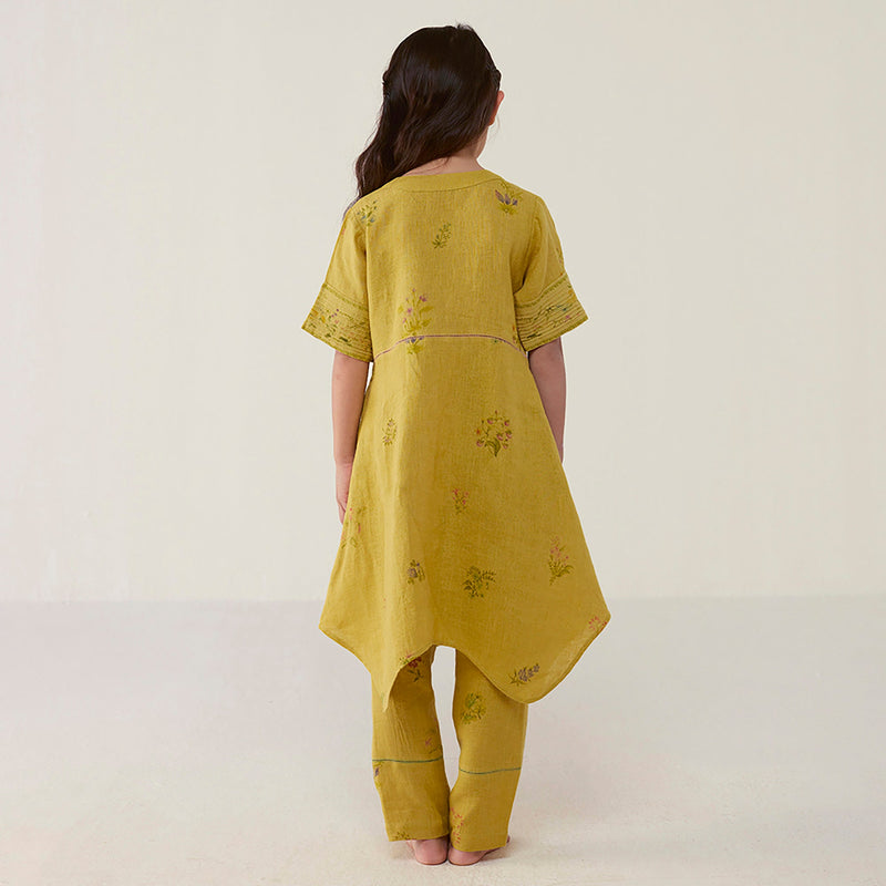Inoya Linen Co-ord Set - Ochre