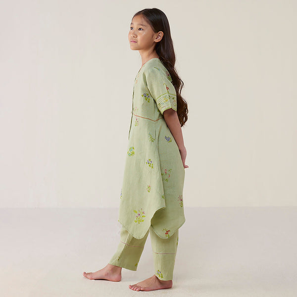 Inoya Linen Co-ord Set - Mint