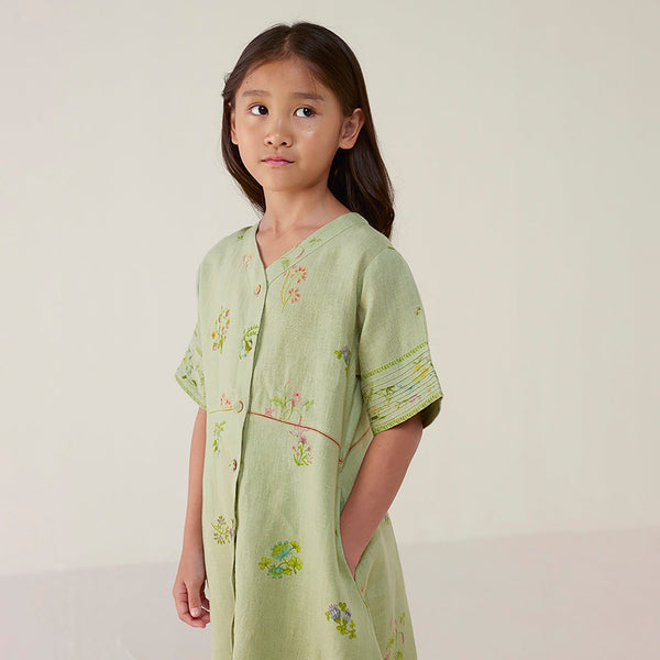 Inoya Linen Co-ord Set - Mint