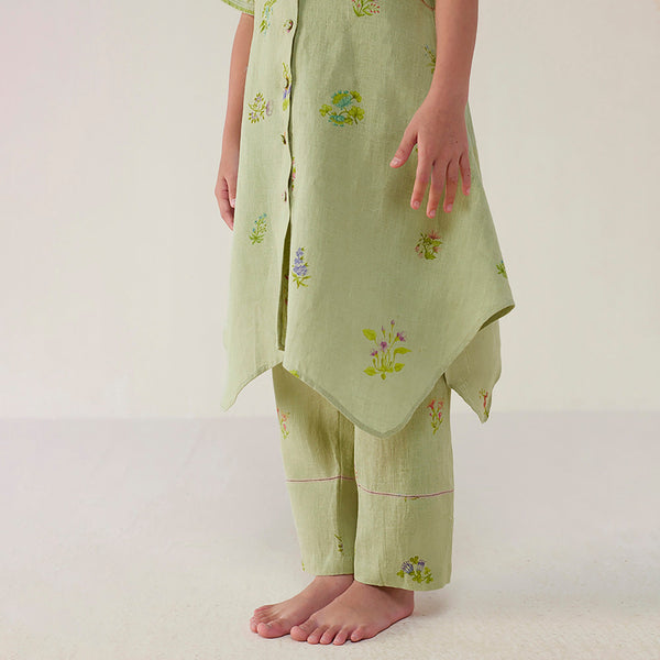 Inoya Linen Co-ord Set - Mint