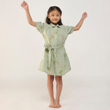 Sia Floral Dress - Mint
