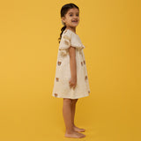 Nia Linen Dress - Natural