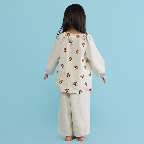 Aurel Linen Co-Ord set - Natural