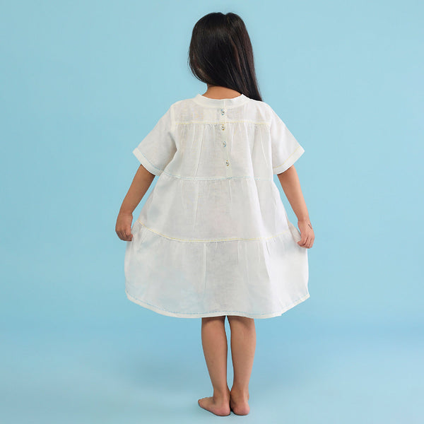 Nova Linen Dress - Ivory