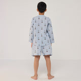 Ben Linen Shirt - Sky (Lighthouse)