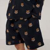 Rolf Linen Shorts - Navy