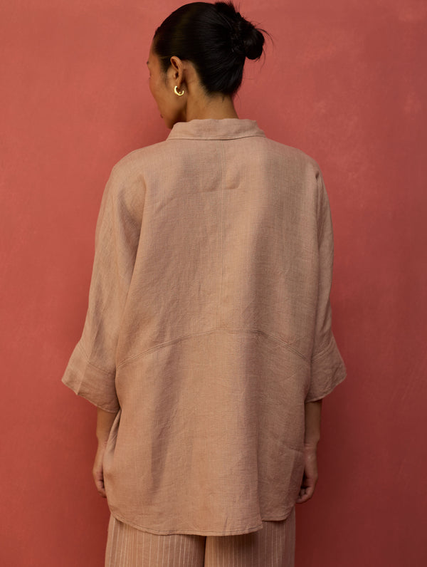 Yoko Forever Linen Co-ord Set - Dusty Rose