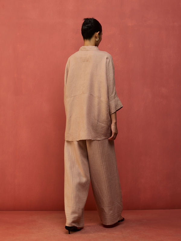 Yoko Forever Linen Co-ord Set - Dusty Rose