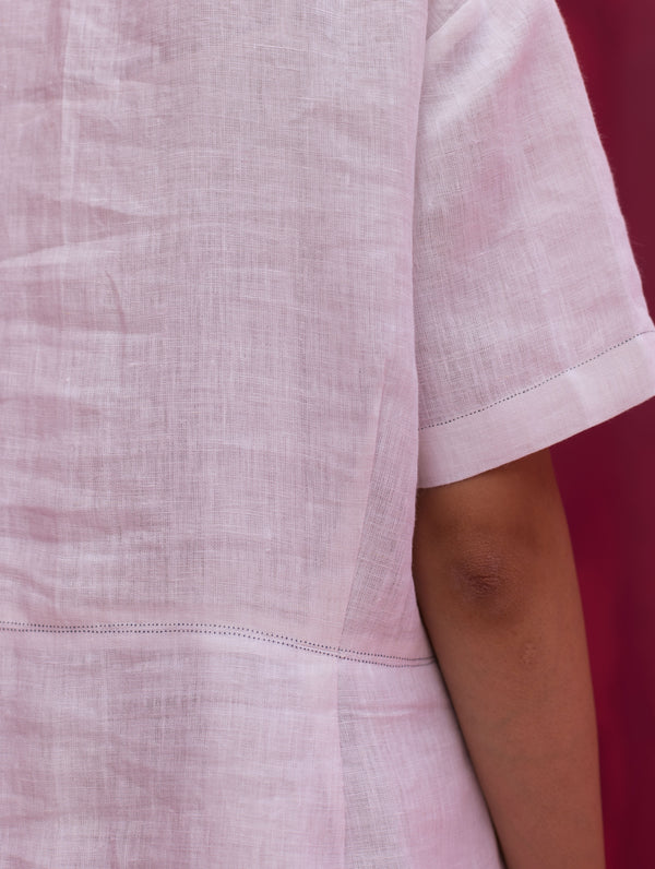 Vana Linen Dress - Ivory